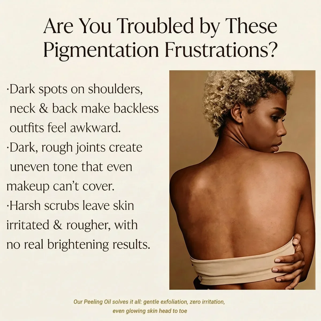 IVYLILA Yellow Peeling Oil: Gentle Body Hyperpigmentation Treatment | Fade Dark Spots