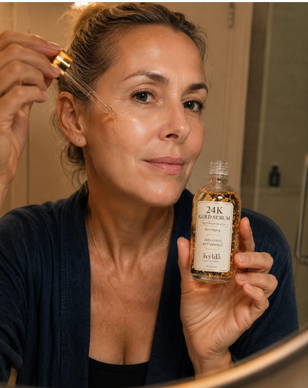 24K Gold Serum – Luxury Anti-Aging Face Serum for Radiant, Youthful-Looking Skin