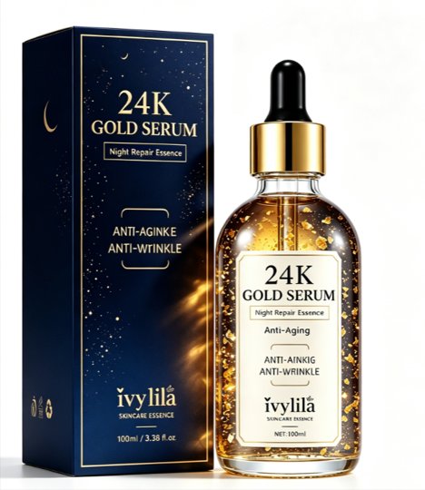 24K Gold Serum – Luxury Anti-Aging Face Serum for Radiant, Youthful-Looking Skin