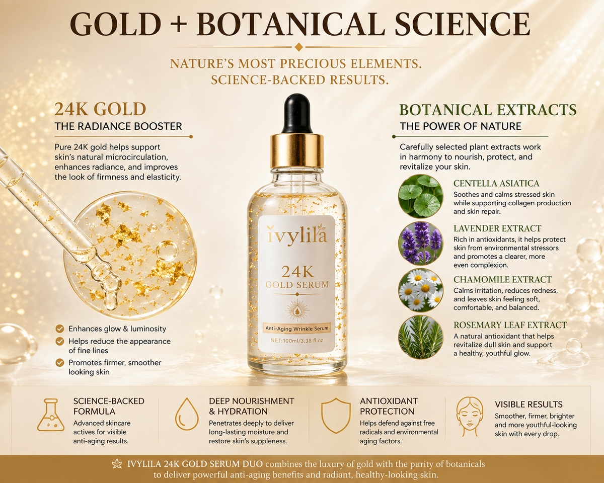 IVYLILA 24K Gold Serum Ritual