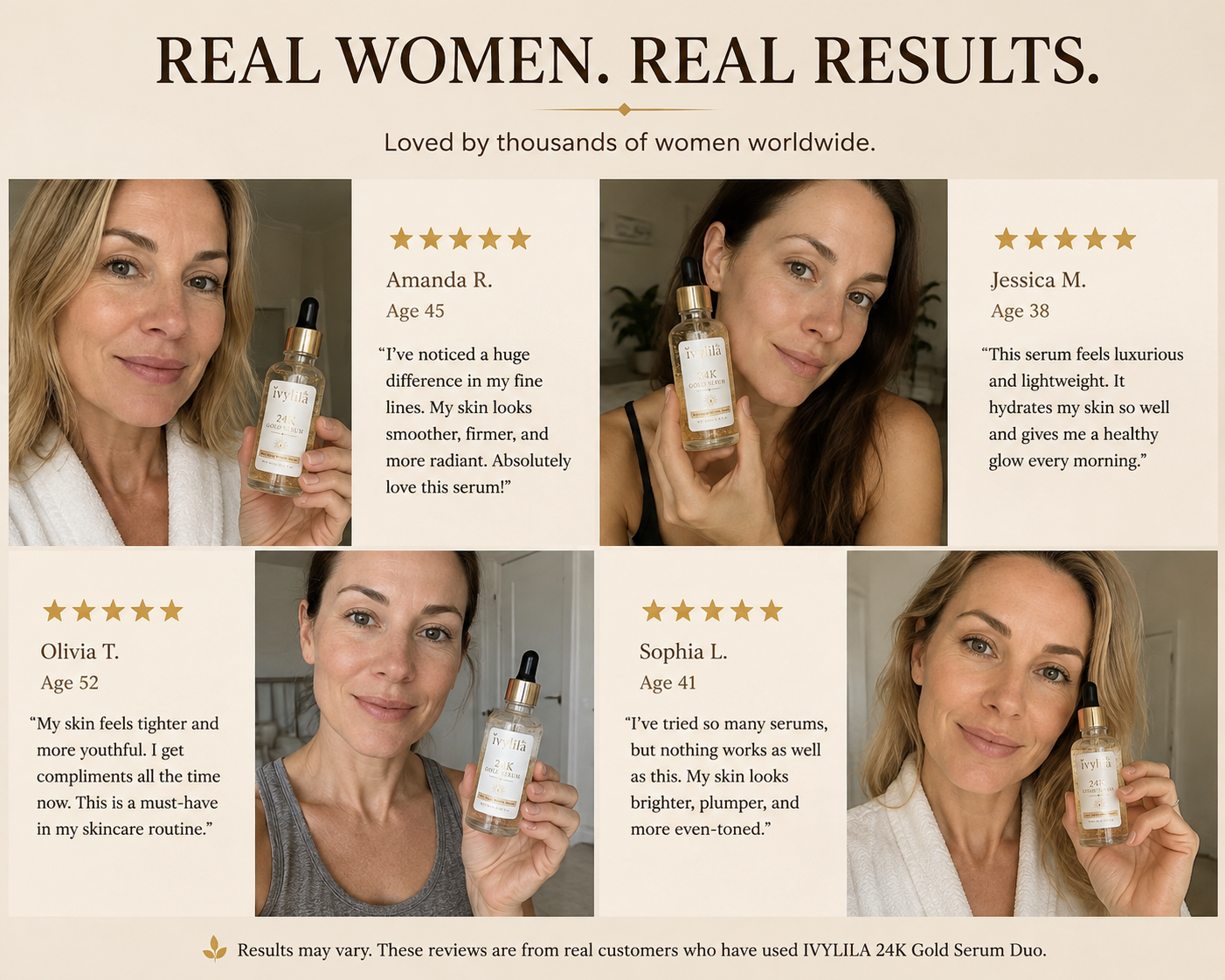 IVYLILA 24K Gold Serum Ritual