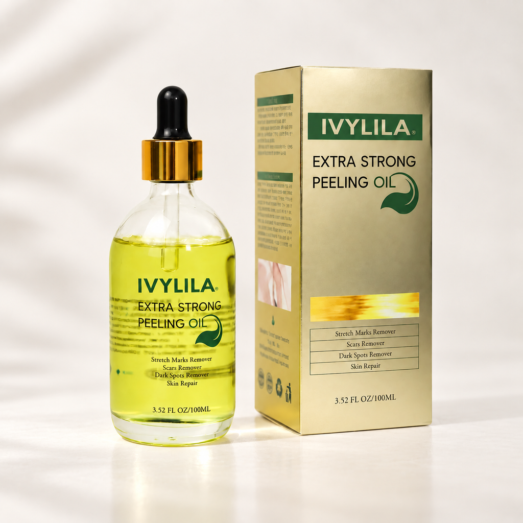 IVYLILA Yellow Peeling Oil: Gentle Body Hyperpigmentation Treatment | Fade Dark Spots